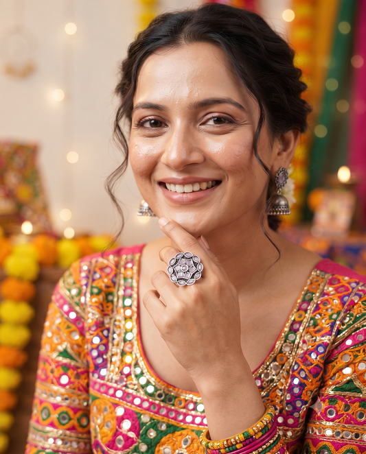 Raas Ring 106 - Pink