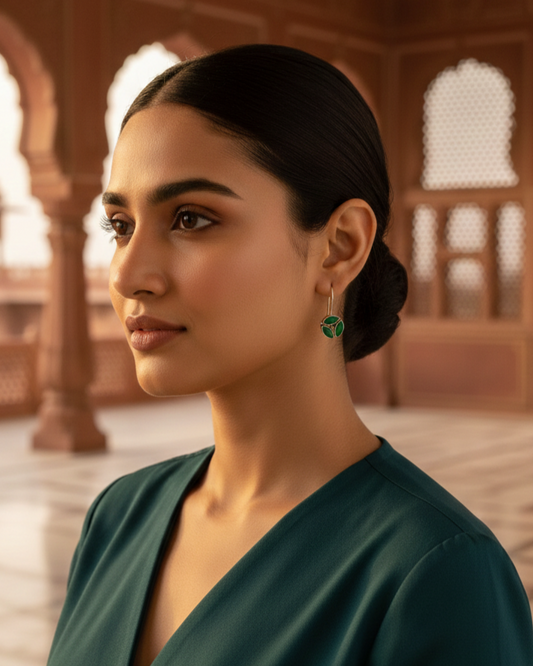 Triveni Rozana Drops - Green