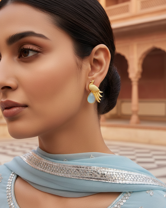 Morpatra Studs - Sky Blue