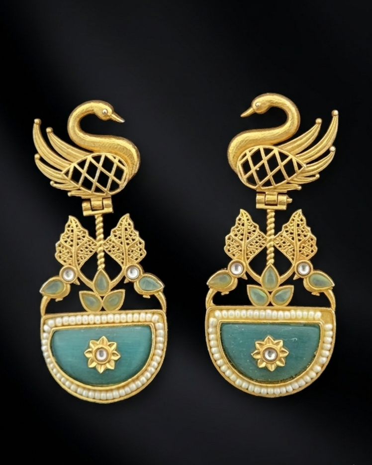 Rajhansini - Peacock Blue