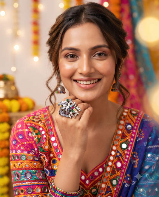 Navratri Raas Ring 108 -Multicolour