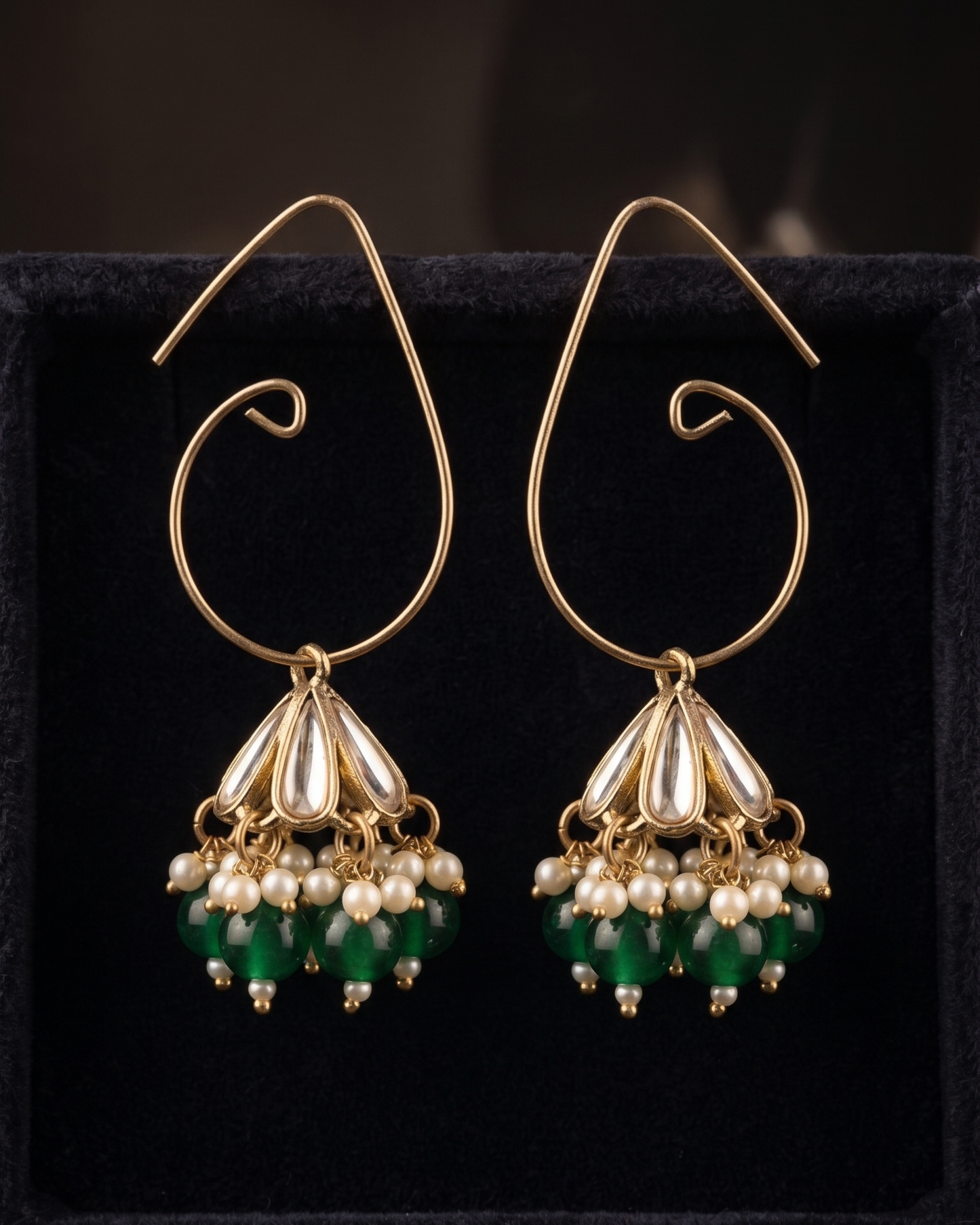 Phool Jhumki Green