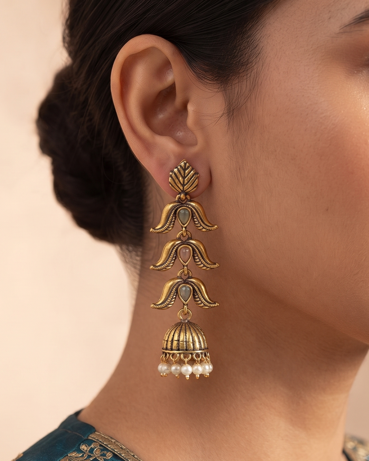 Navratri Raas 151 -Mint Green Pink