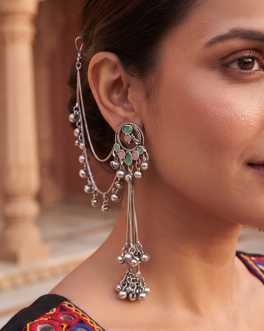 Navratri Raas 162 -Mint Green Pink