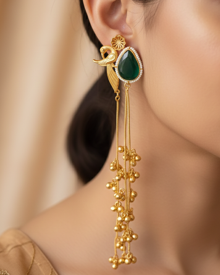 Chhanak Mor Dangler - Green