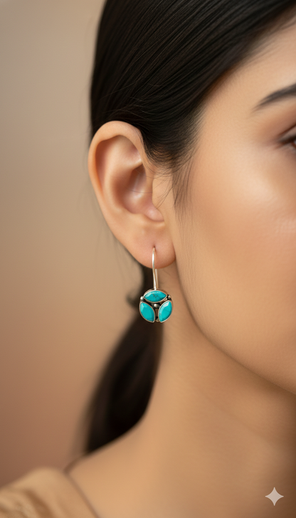 Triveni Rozana Drops - Turquoise