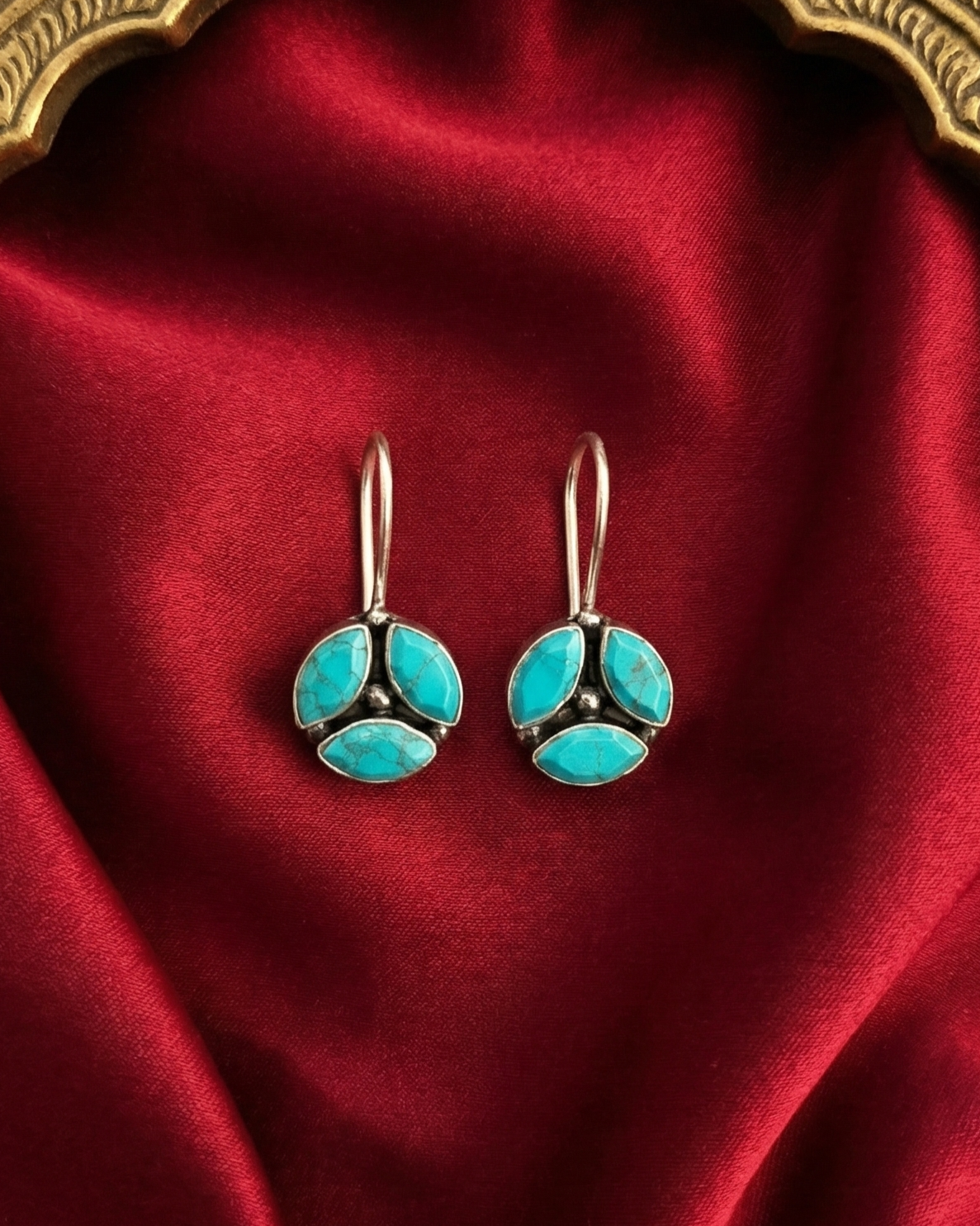 Triveni Rozana Drops - Turquoise