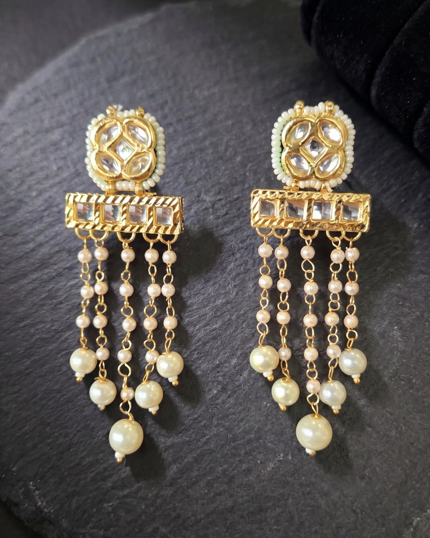 Combo Ziya Mor Phool Earrings