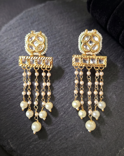 Combo Ziya Mor Phool Earrings