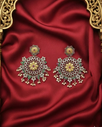 Blooming Mandala Chandbali