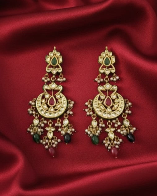 Padma Mohar Chaandbali - Multicolour
