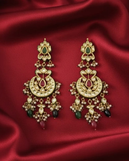 Padma Mohar Chaandbali - Multicolour