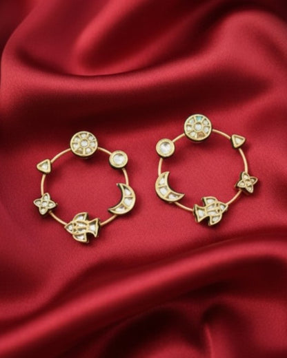 Nakshatra Hoops - White