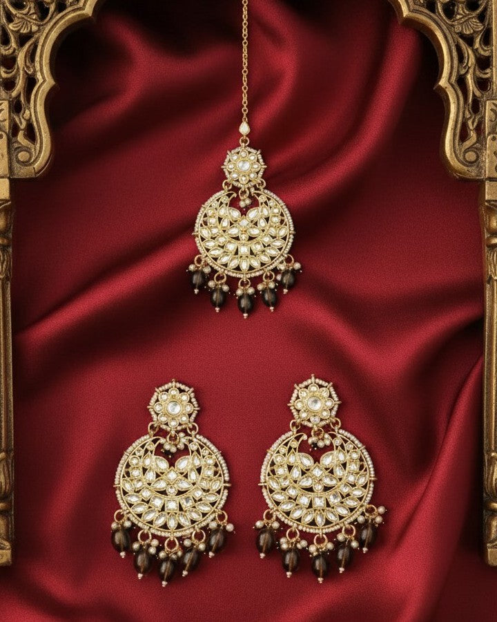 Maang Tika + Earrings Set