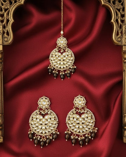 Maang Tika + Earrings Set