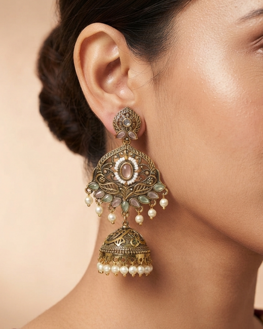 Navratri Raas 109 - Mint Green pink