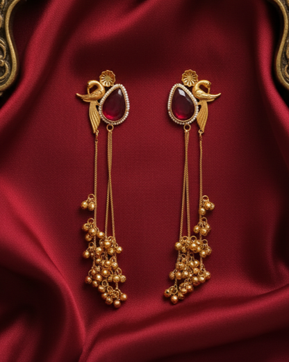 Chhanak Mor Dangler - Red
