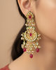 Padma Mohar Chaandbali - Red