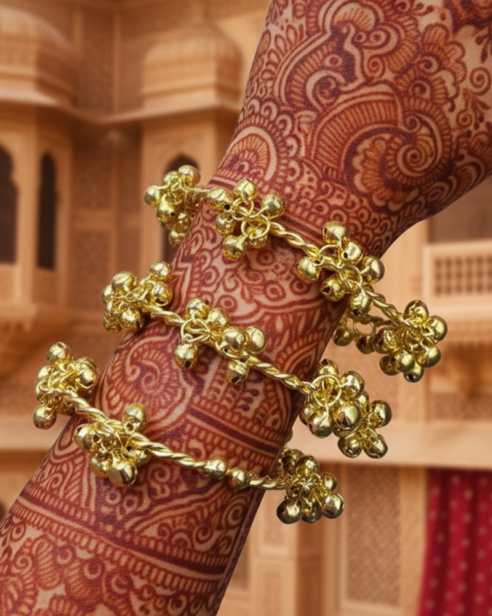 Taal Tarang Ghungroo Bangles (2 pairs, 4 pcs)