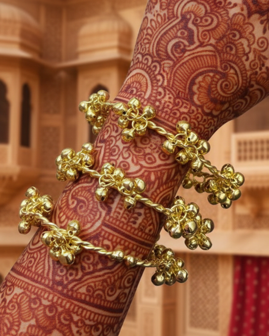 Taal Tarang Ghungroo Bangles (2 pairs, 4 pcs)