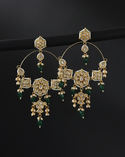 Sunehri Chaandbali - Green