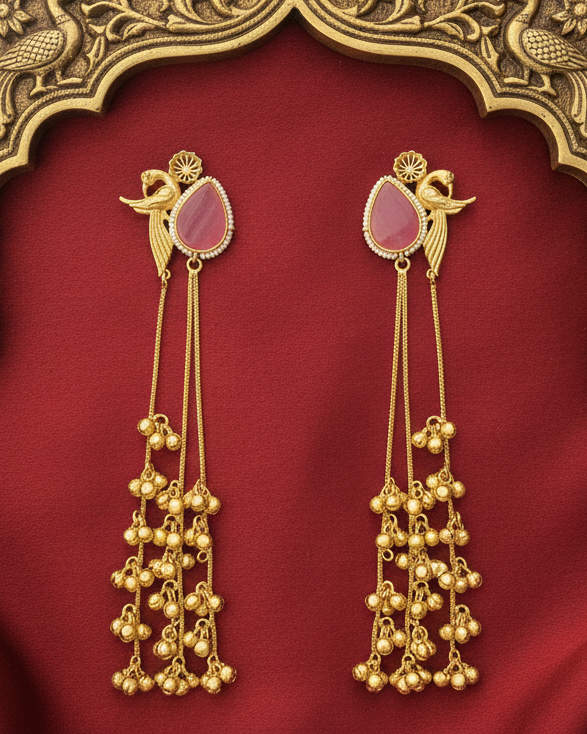 Chhanak Mor Dangler - Pink