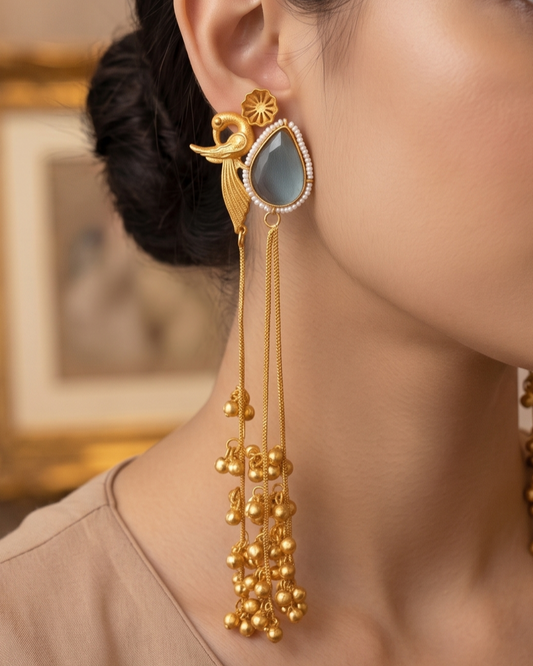 Chhanak Mor Dangler - Sky Blue
