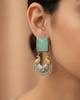 Padmavati Crescent Drops - Mint Green