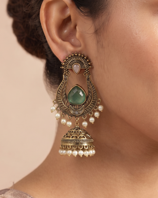 Navratri Raas 102 Mint Green Pink