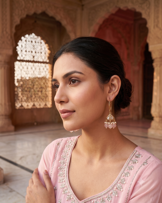 Phool Jhumki Pink
