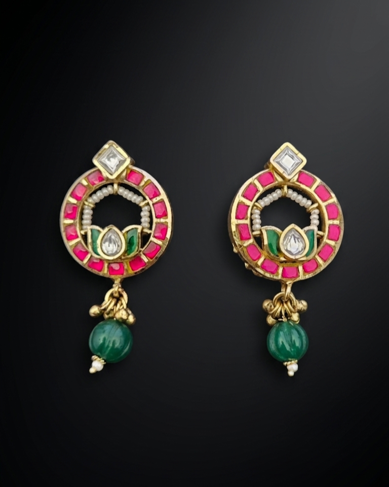 Kamal Sarovar Tops - Red Green