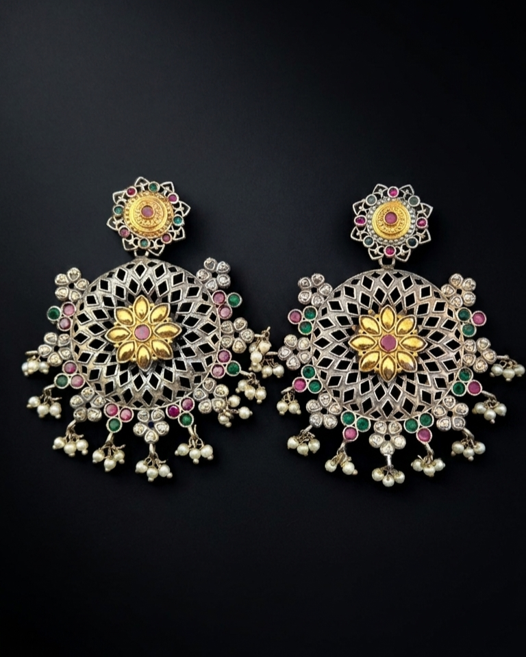 Blooming Mandala Chandbali