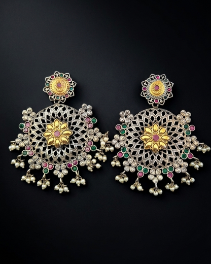 Blooming Mandala Chandbali