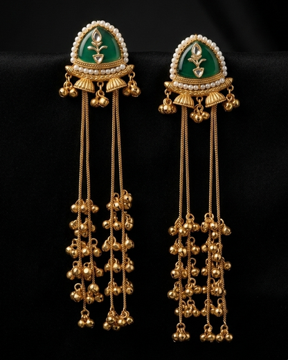 Padma Ghungroo Latkan - Green