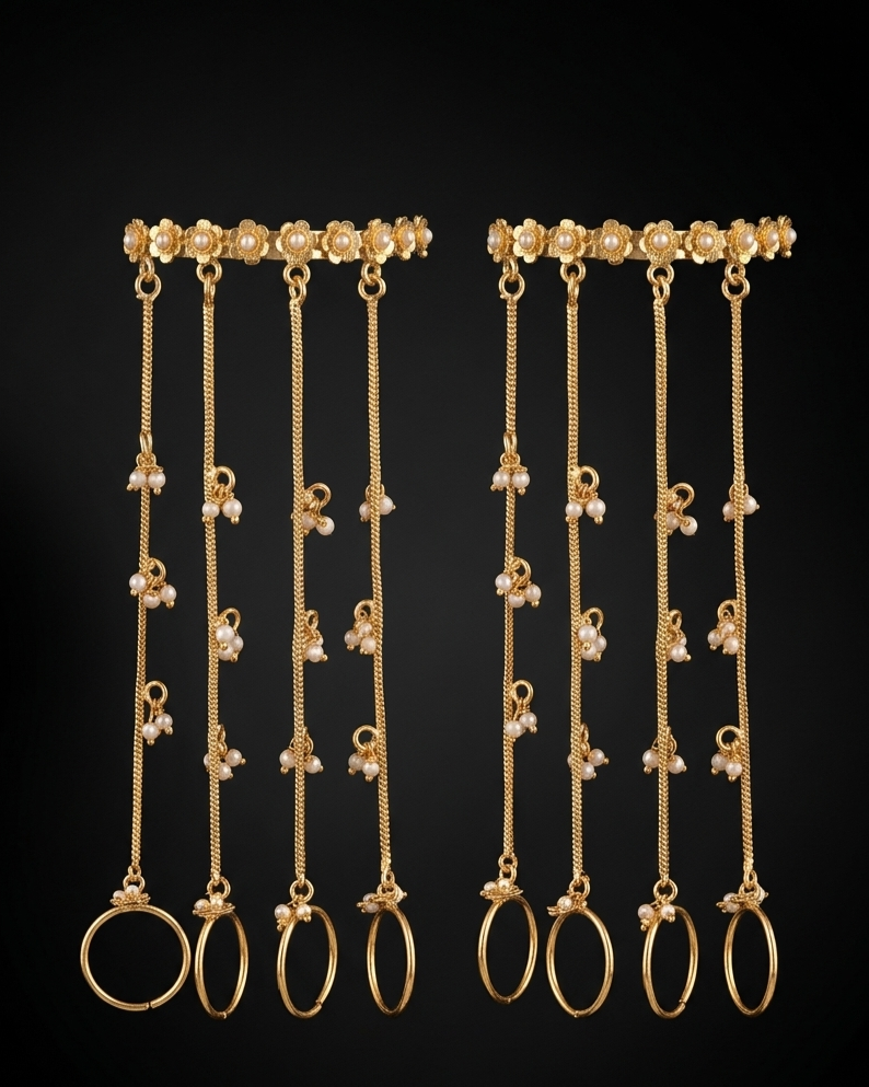 Komal Lata Hathphool (1 pair,2 pieces)