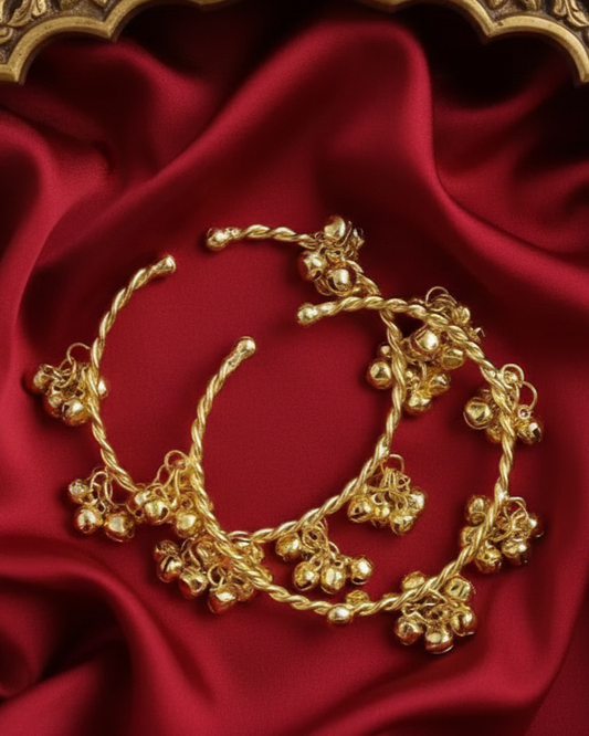 Taal Tarang Ghungroo Bangles (1 pair, 2 pcs)