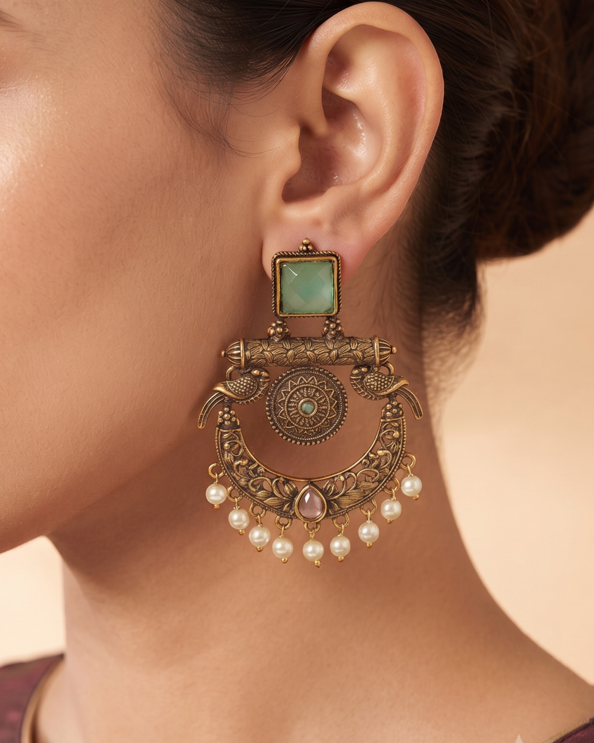 Navratri Raas 105 Mint Green Pink