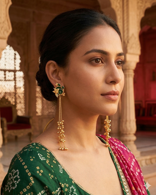 Pallavi Pakshi Latkan - Green