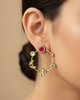 Nakshatra Hoops - Red