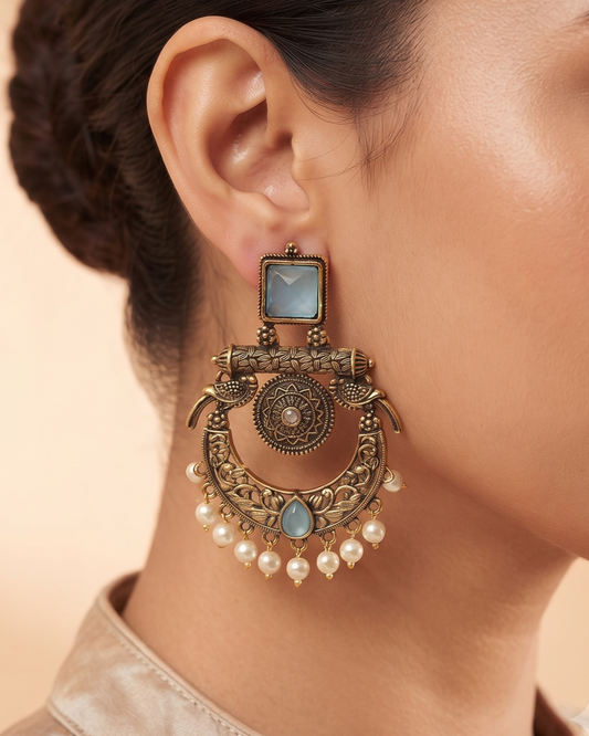 Navratri Raas 105 Sky Blue