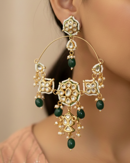 Sunehri Chaandbali - Green