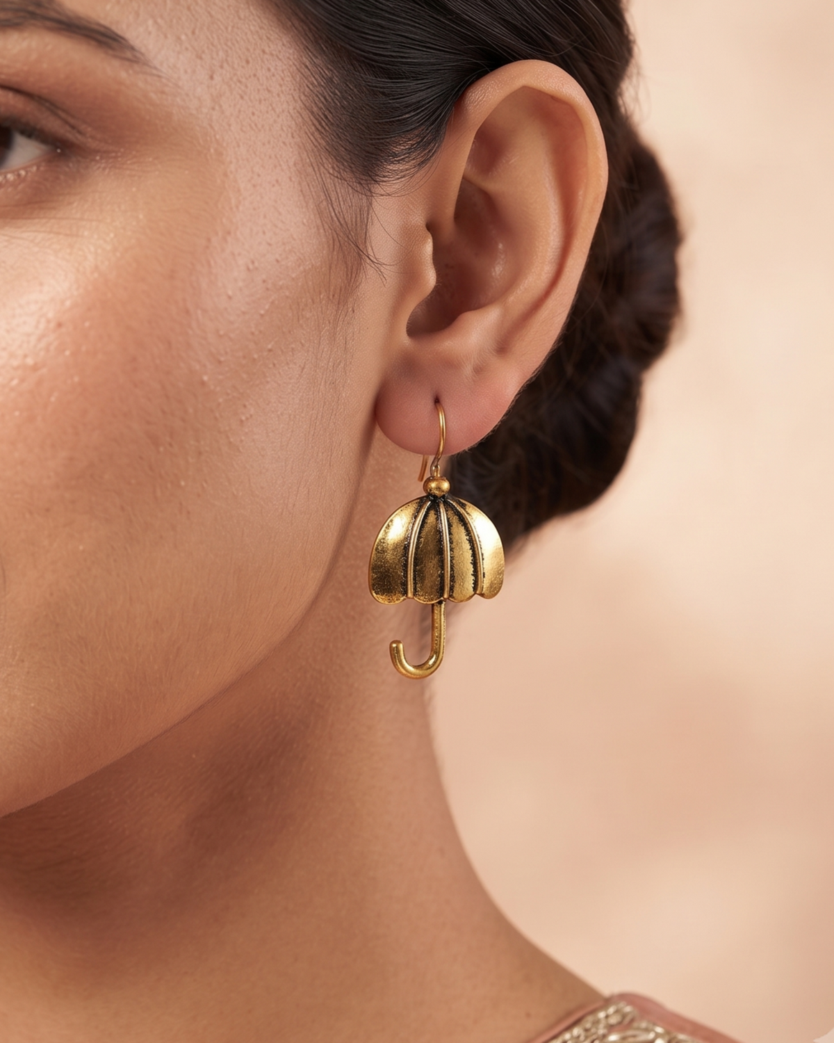 Varsha Drops -Antique Gold
