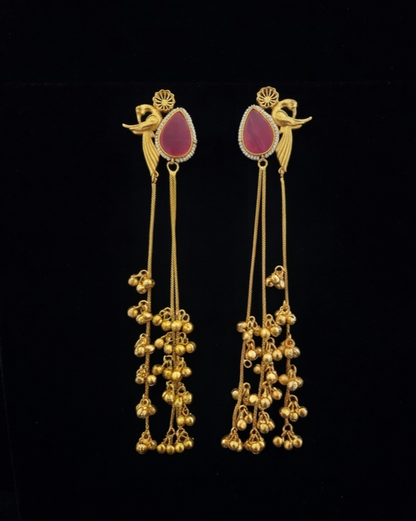Chhanak Mor Dangler - Pink