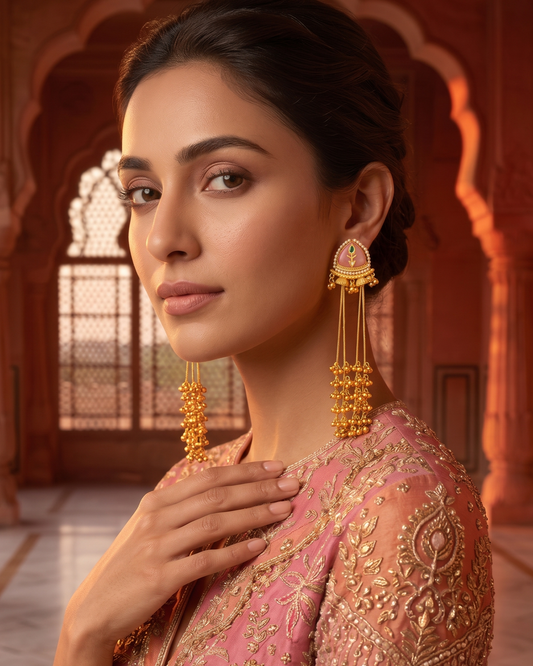 Padma Ghungroo Latkan - Pink