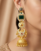Rajtilak Jhumka - Green