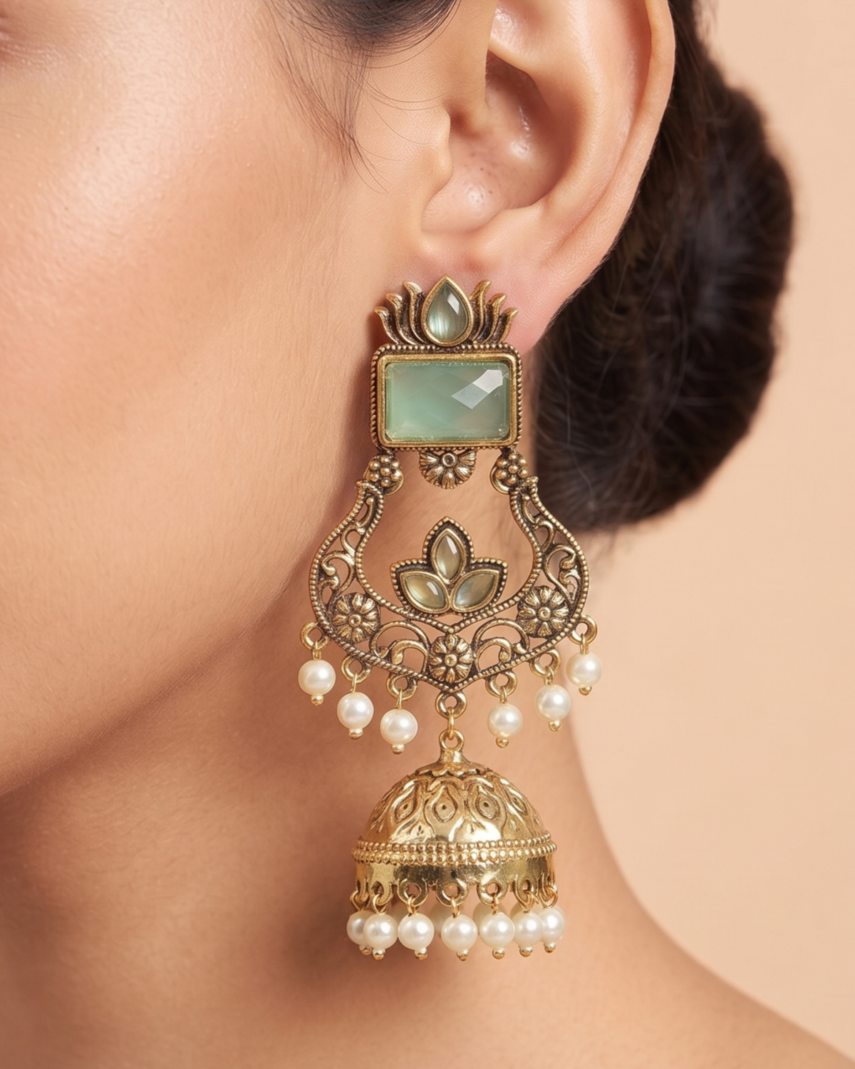 Navratri Raas 101 Mint Green