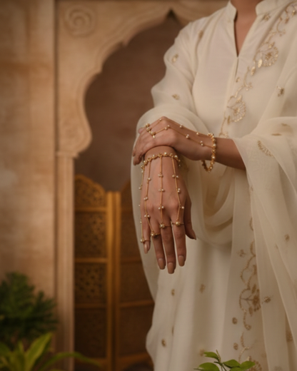 Komal Lata Hathphool (1 pair,2 pieces)