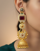 Rajtilak Jhumka - Red
