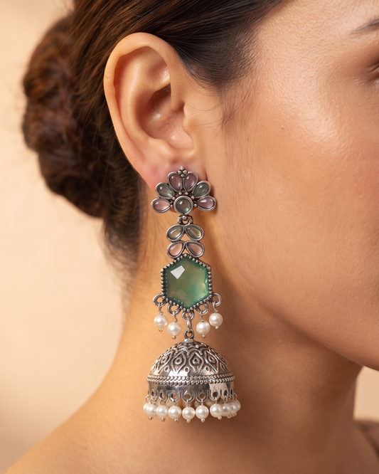 Navratri Raas 110 -Mint Green Pink