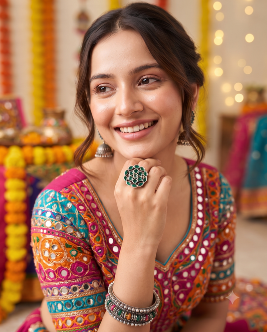 Raas Ring 106 - Green